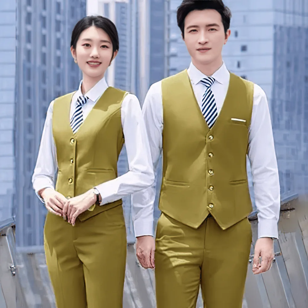 May đo đồng phục áo gilê công sở tại Thanh Hóa